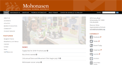 Desktop Screenshot of mohonasen.org
